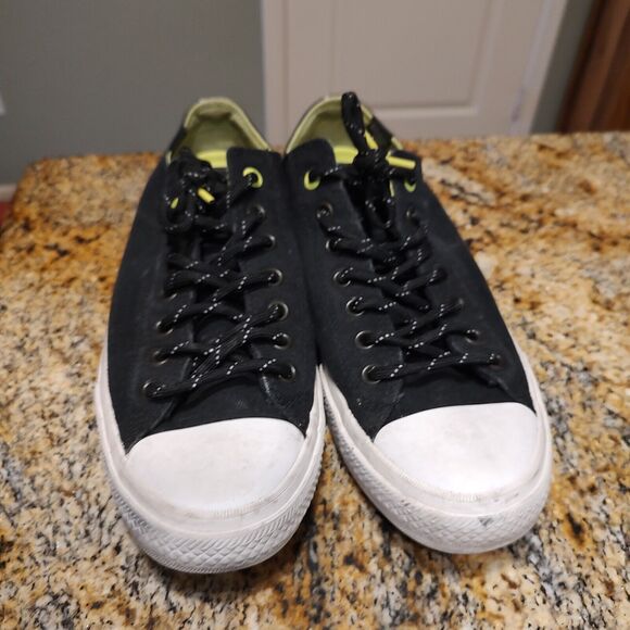 Converse Chuck Taylor II 2 ox Black/Volt/White Unisex 153541C Mens 12 Womens 14 main image 6